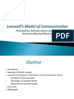 Lasswell's Model of Communication