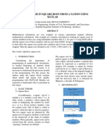 Laporan Metode Square Root Menggunakan Matlab