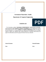 Government Polytechnic Certificates for Database Project
