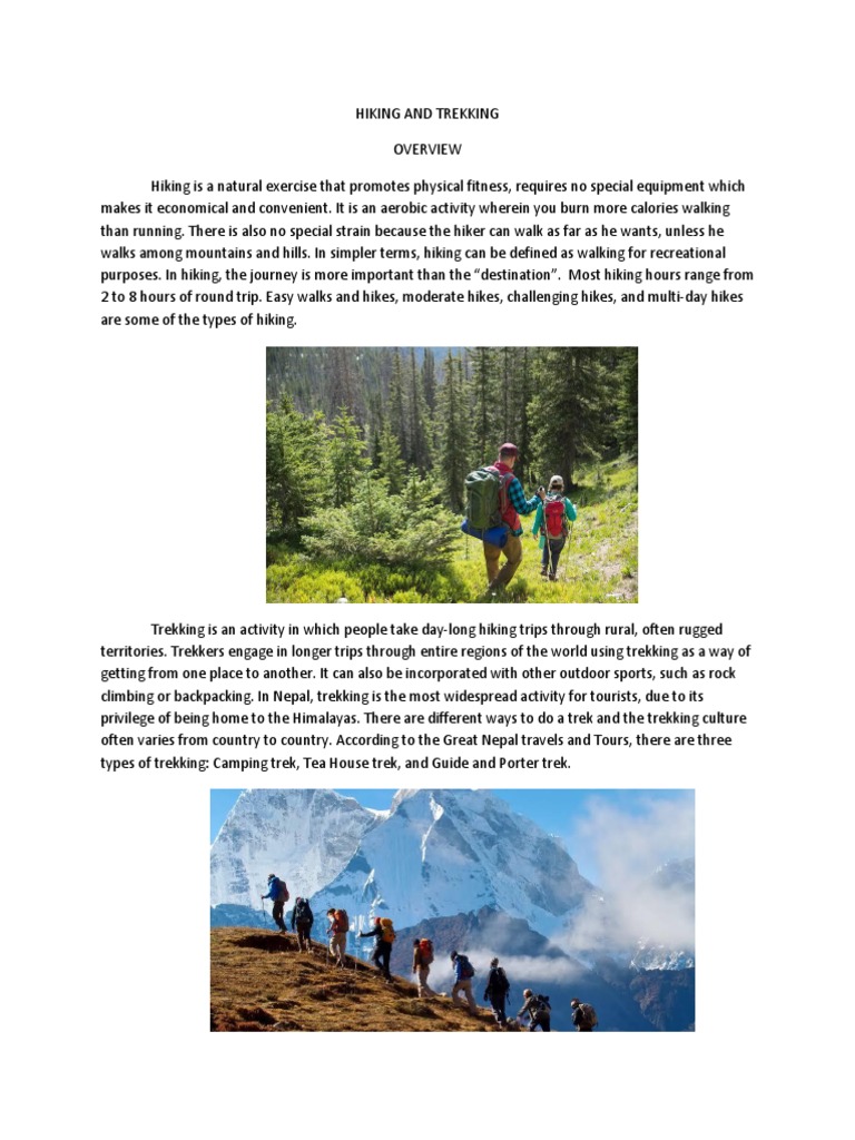 Hiking and Trekking | PDF