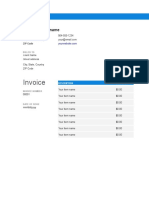 Hotel Excel Invoice1