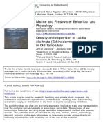 Marine and Freshwater Behaviour and Physiology