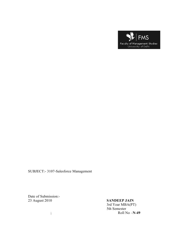 Template For The Assingment | PDF