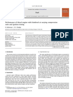 2008 - Performance of Diesel Engine With Biodiesel at Varying Compression