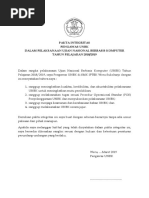 PAKTA INTEGRITAS Pengawas
