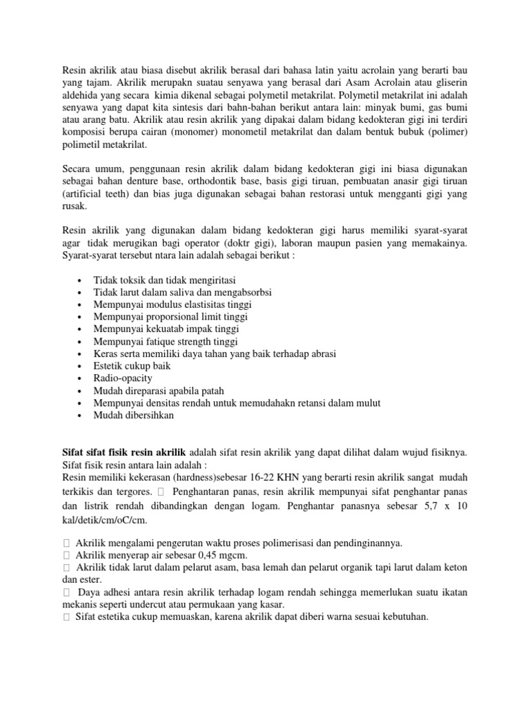 Resin Akrilik 2