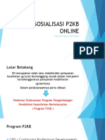 Sosialisasi p2kb Online