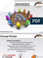 Kinerja Organisasi: Pertemuan 2