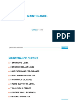 Maintenance Checklist for Sandvik Q1430(F1440) Crusher