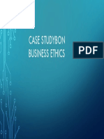 Case Studybon Business Ethics