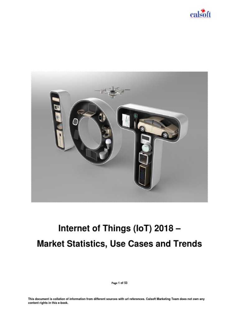 Ebook Internet of Things IoT 2018 Market Statistics Use Cases and ...