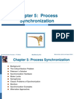 Chapter 5: Process Synchronization: Modified by Alvi