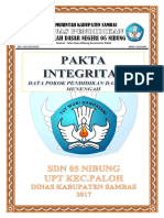 Cover Pakta Integritas