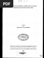 A Nonlinear Numerical Model For Analyzing Reinforced Concrete Structures PDF