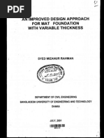 An Improved Design Approach For Mat Foundation With Variable Thickness PDF