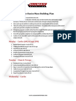 Allmax Back To Basics Mass Building Plan PDF