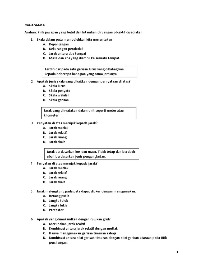 Soalan Uk1 Geografi Ting 2 2019 Pdf