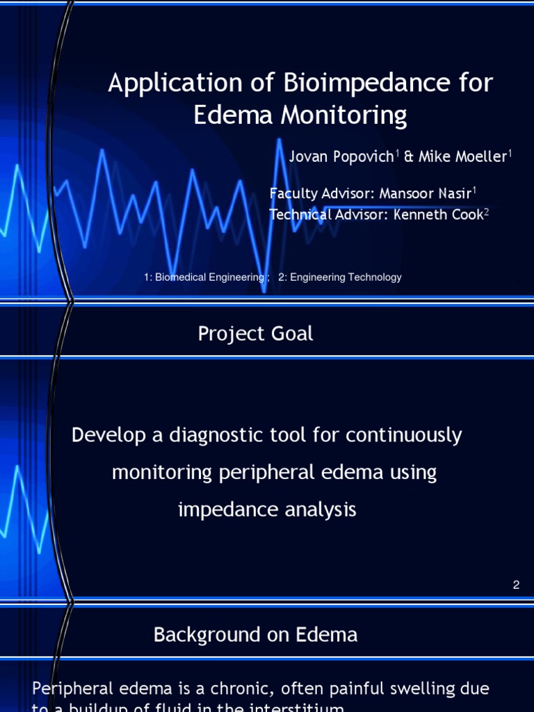 Edema Monitoring via Bioimpedance | PDF | Edema | Clinical Medicine