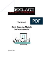 Vericard Software Manual 050905