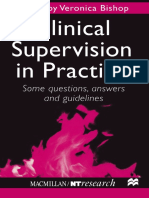 Veronica Bishop SRN, FRSA, MPhil, PHD (Eds.) - Clinical Supervision in Practice - Some Questions, Answers and Guidelines-Macmillan Education UK (1998) PDF