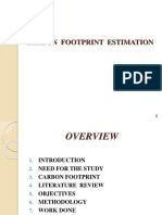 Carbon Footprint Estimation