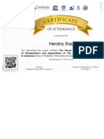 Hendra Xiao: Certificate ID: M3J-9S2-YHY