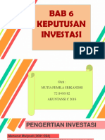 Bab 6 Keputusan Investasi