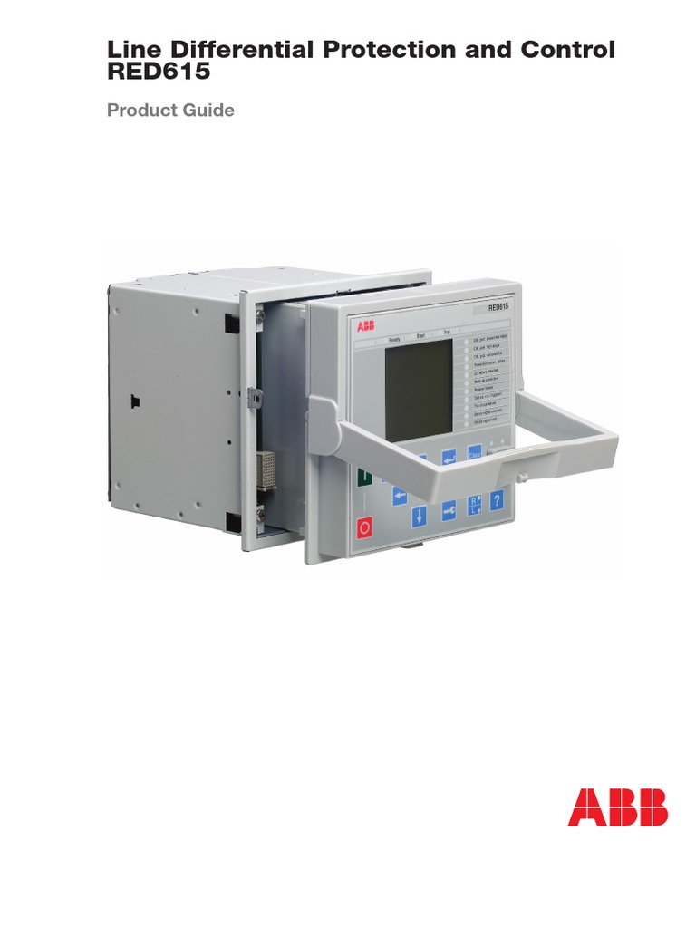 Line Differential Protection and Control RED615: Product Guide | PDF ...