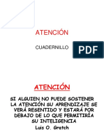 Ejercicios de Atención