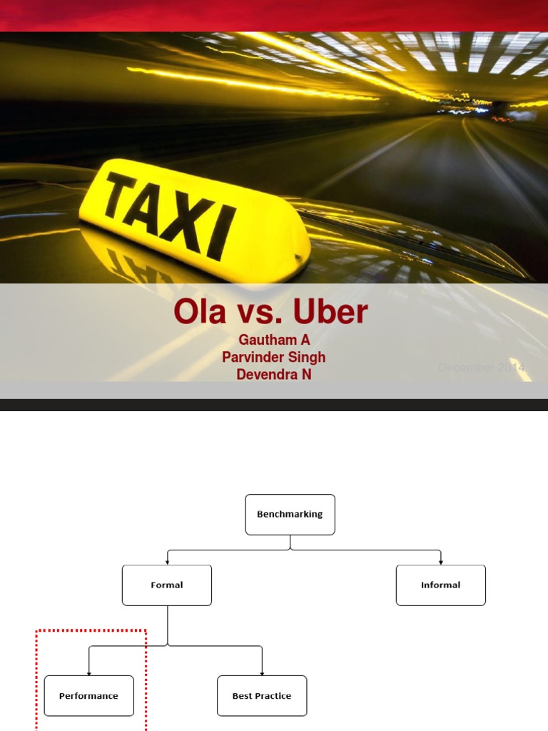 Ola vs. Uber Performance Benchmarking PDF Rupee Rapid Transit