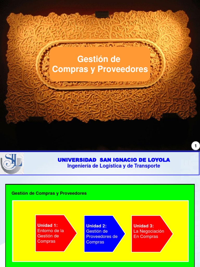 Gestión de Compras y Proveedores | PDF | Logística | Calidad (comercial)