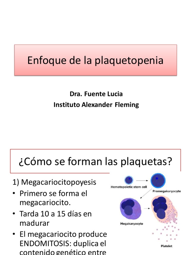 Plaquetopenia | PDF | Plaqueta | Hematología