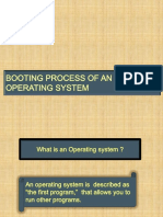 Booting Process of An Operating System