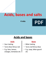 Acids, Bases and Salts