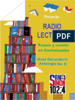 Proyecto Radio Lecturas. Poesía y cuento en Cochabamba: antología No. 8