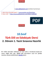 10.sınıf Türk Dili Ve Edebiyatı 2.dönem 1.sınav