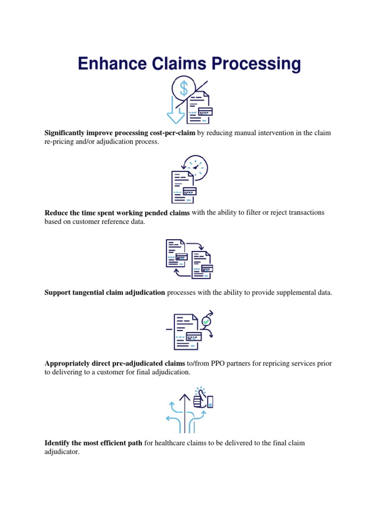 Enhance Claims Processing: Re-Pricing And/or Adjudication Process | PDF