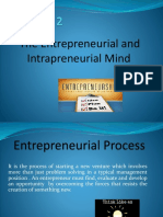 The Entrepreneurial and Intrapreneurial Mind