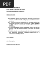Roteiro Direitos Humano Carvalho Ramos 2019