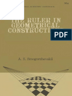 The Ruler in Geometrical Constructions