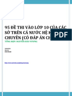 95 ĐỀ THI VÀO 10 CỦA CÁC SỞ TRÊN CẢ NƯỚC (HỆ KO CHUYÊN) PDF