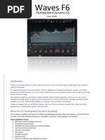Waves F6 Manual