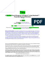 Title: A One/Two-Round Dungeons & Dragons Living Greyhawk™ Furyondy Regional Adventure by Name