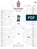 2019 NCAA Tournament Bracket