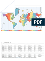 Time Zone Map