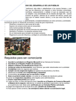 Importancia Del Comercio Del Desarrollo de Los Pueblos