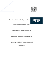 Interes Compuesto - Unidad 2 - Actividad 4 PDF