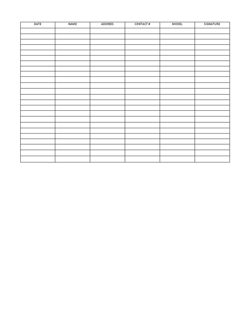 Client Information Form | PDF