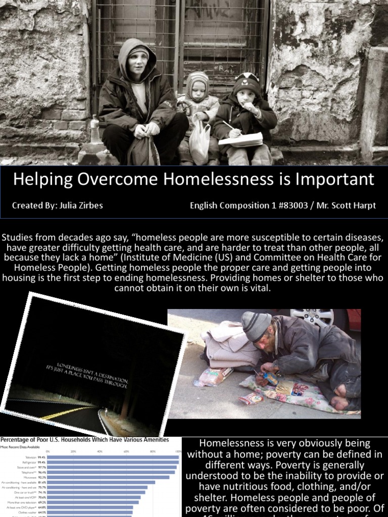 Helping Overcome Homelessness Is Important | PDF | Homelessness ...