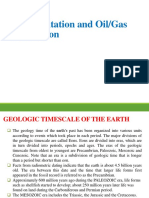 Sedimentation and Oil/Gas Formation